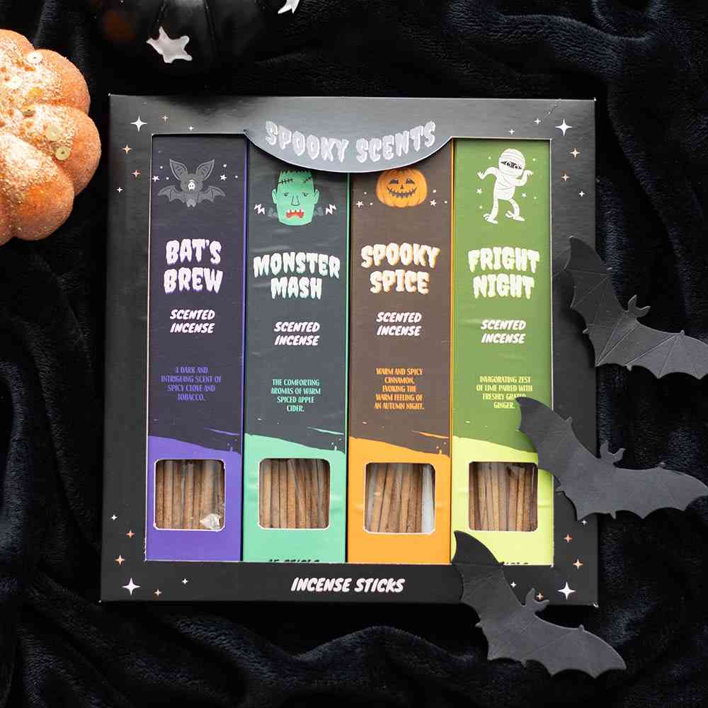 Something Different - Spooky Scented Halloween Incense burner set - Multicolours